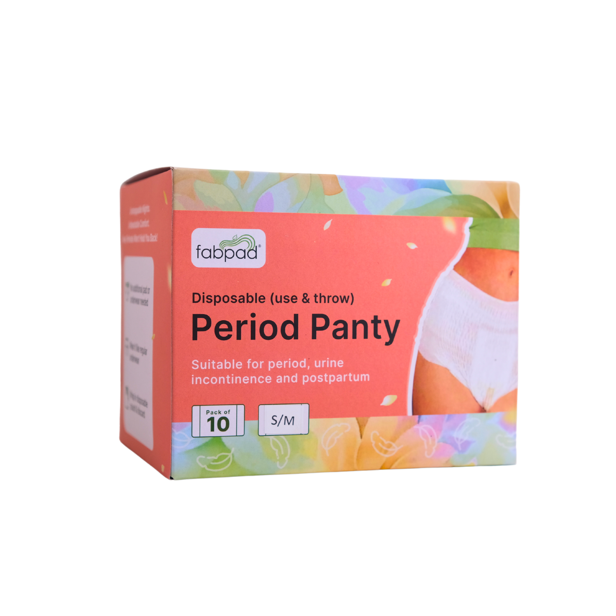 Fabpad Ultra Absorbent Disposable (Use & Throw) Period Panties - Pack