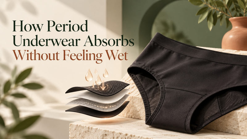 How Period Underwear Absorbs Without Feeling Wet