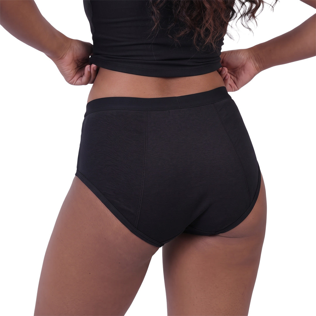 Fabpad Eco High Waist Period Panty – 100% Cotton, Leak-Proof & Reusable
