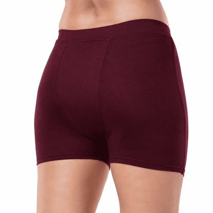 Fabpad Reusable Leak-Proof Period Shorties Panty – Underwear for Heavy Flow & Urine Incontinence (Boy Shorts Style)