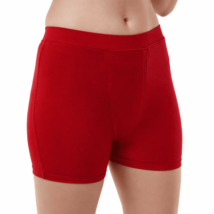 Fabpad Reusable Leak-Proof Period Shorties Panty – Underwear for Heavy Flow & Urine Incontinence (Boy Shorts Style)