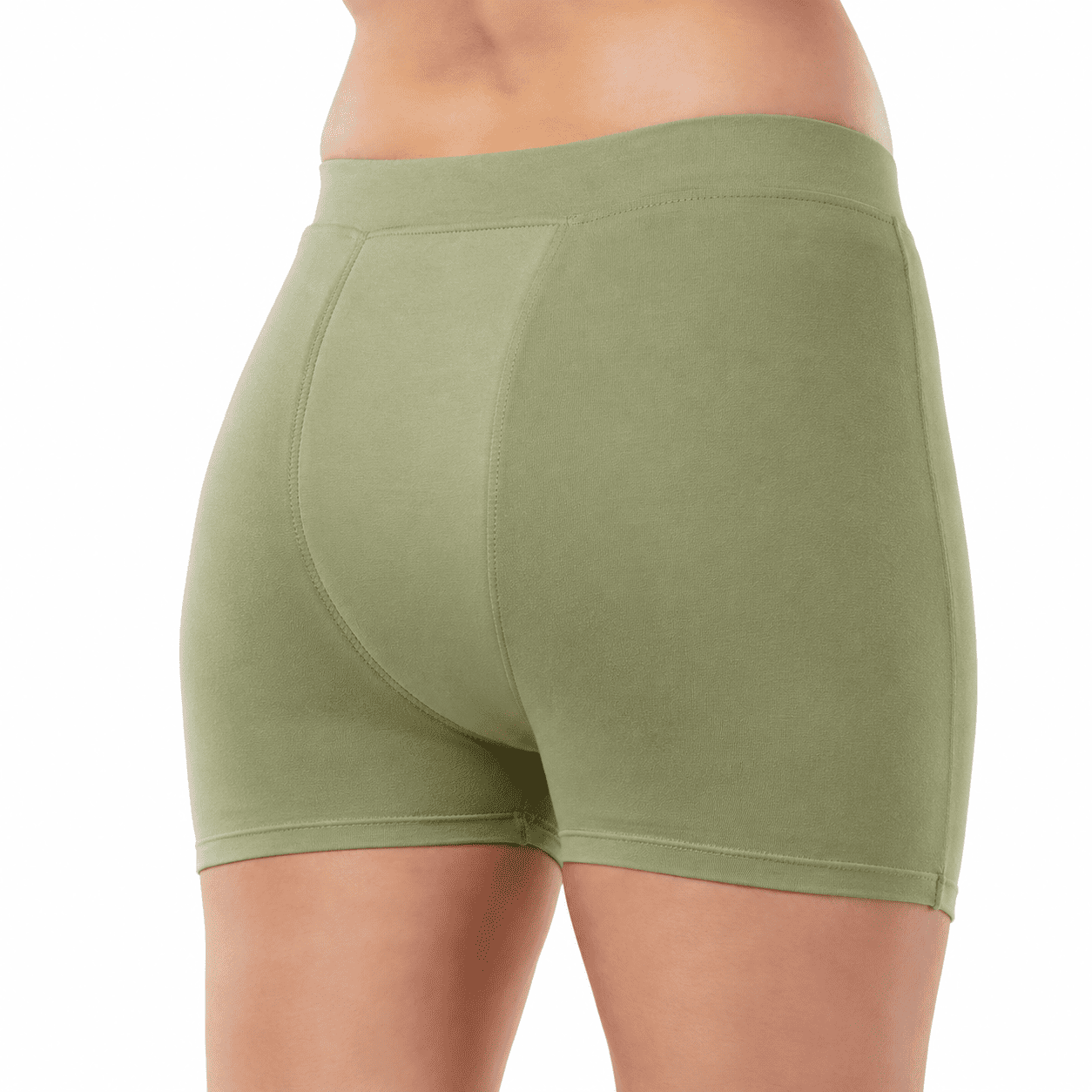 Fabpad Reusable Leak-Proof Period Shorties Panty – Underwear for Heavy Flow & Urine Incontinence (Boy Shorts Style)