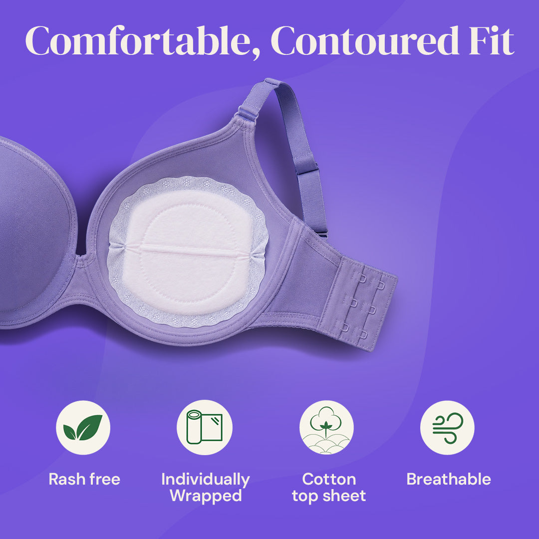 Fabpad Maternity Breast Pads – Disposable, Ultra-Absorbent, Leak-Proof
