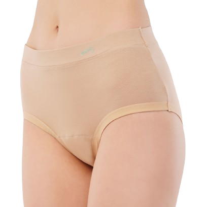 Comfortable high-waist menstrual underwear with breathable fabric