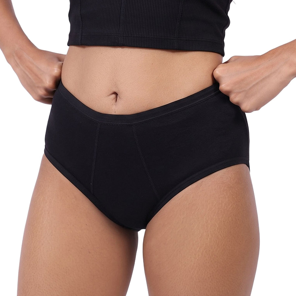 Fabpad Period Panty | Mid-Waist Underwear | Reusable | Leak-Proof | Heavy Flow