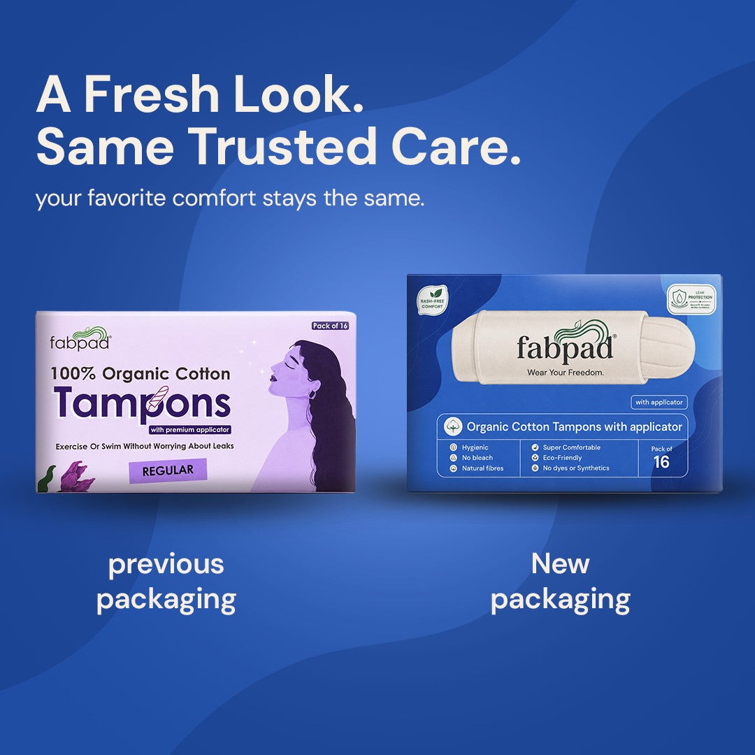 Organic Cotton Applicator Tampons