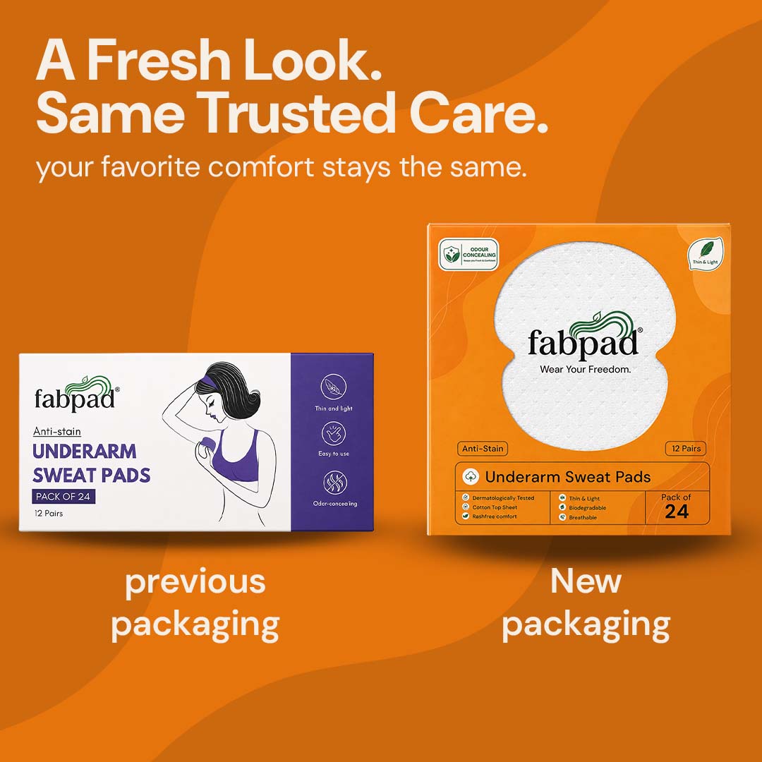 Fabpad Underarm Sweat Pads – Discreet, Odor-Free, Anti-Stain Protection