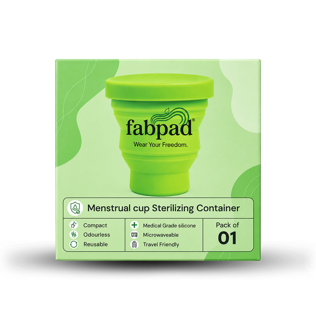Fabpad Foldable Sterilizing Container for Menstrual Cups