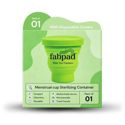Fabpad Foldable Sterilizing Container for Menstrual Cups