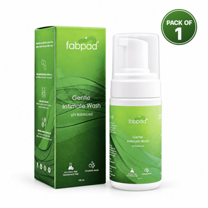 Fabpad Gentle Intimate Wash for Women – pH Balanced, Fragrance-Free, Daily Feminine Hygiene Cleanser (100ml)
