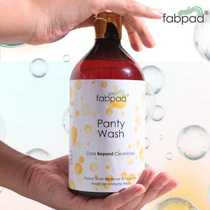 Fabpad Liquid Detergent – Remove Period Stains Effortlessly, Gentle & Eco-Friendly Wash for Reusable Period Panties & Cloth Pads, 500 ML