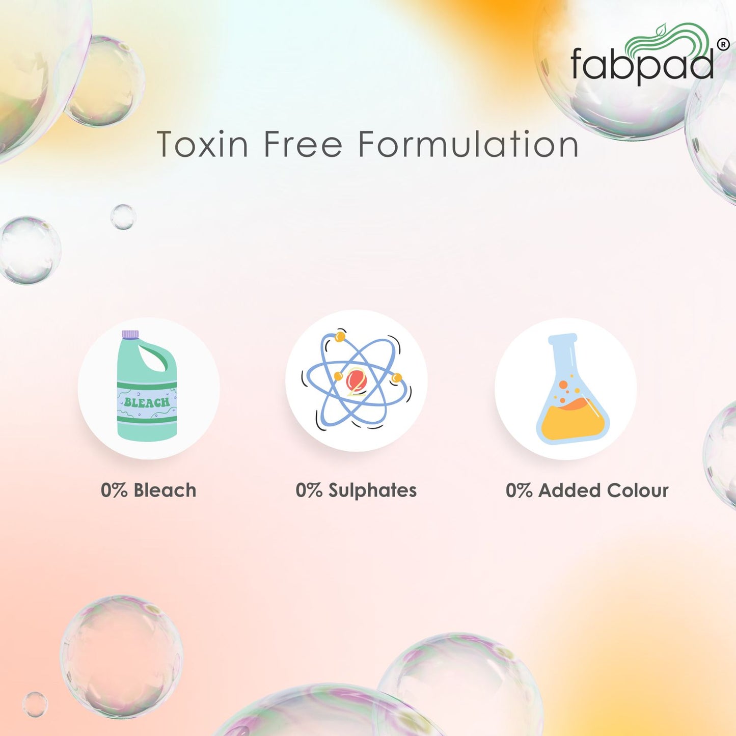 Fabpad Liquid Detergent – Remove Period Stains Effortlessly, Gentle & Eco-Friendly Wash for Reusable Period Panties & Cloth Pads, 500 ML