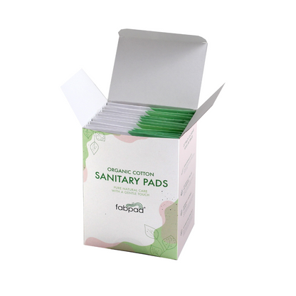 Organic cotton biodegradable pads for leak-free period protection