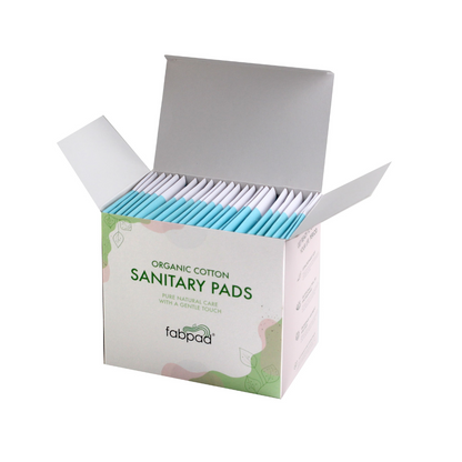 Organic cotton sanitary pads – breathable, toxin-free, and biodegradable