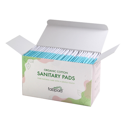 Sustainable organic cotton period pads with superior absorption