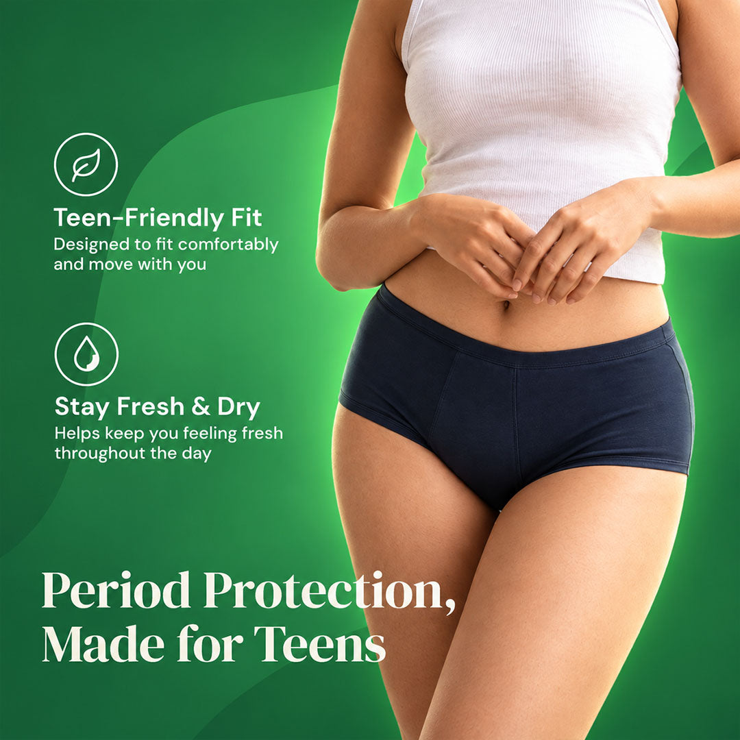 Fabpad Period Panty for Teens | Reusable | Leak Proof | Heavy Flow