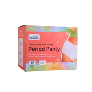 Fabpad Ultra Absorbent Disposable (Use & Throw) Period Panties - Pack of 10