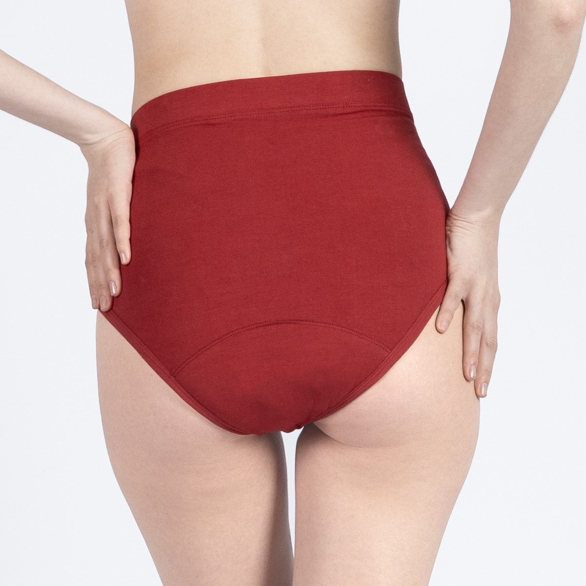 Washable high-waist menstrual underwear for eco-conscious care
