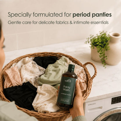 Fabpad Liquid Detergent – Remove Period/Urine Stains Effortlessly, Gentle & Eco-Friendly Wash for Reusable Period Panties & Cloth Pads, 500 ML