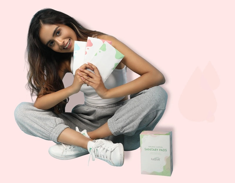 FabPad Reusable Washable Sanitary Cloth Pads Napkins Pink (Pack Of 4) at Rs  499.00, Cloth Sanitary Napkin