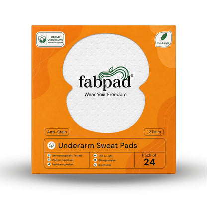 Fabpad Underarm Sweat Pads – Discreet, Odor-Free, Anti-Stain Protection