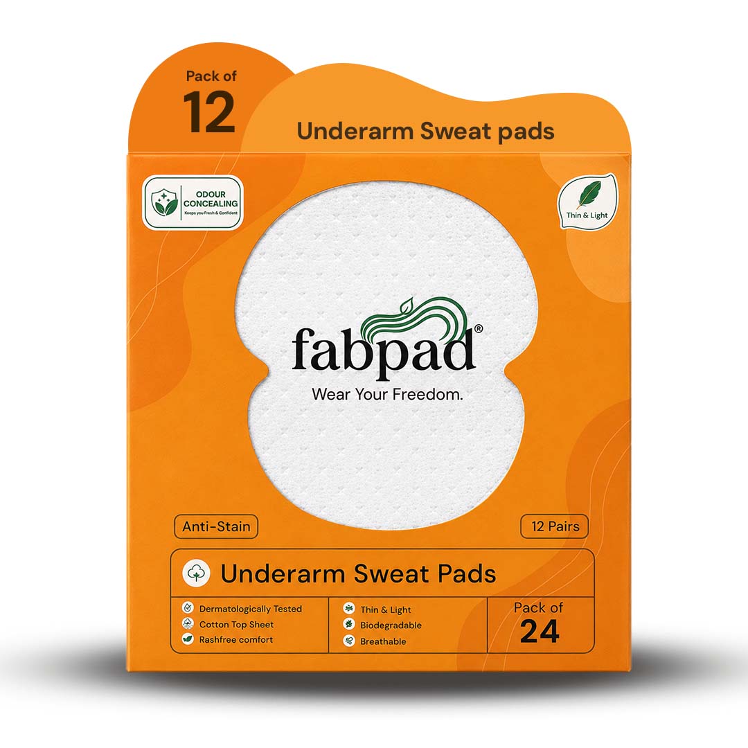 Fabpad Underarm Sweat Pads – Discreet, Odor-Free, Anti-Stain Protection
