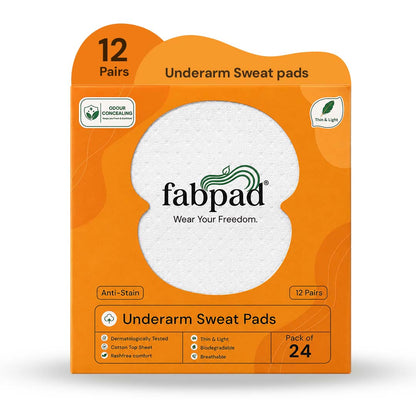 Fabpad Underarm Sweat Pads – Discreet, Odor-Free, Anti-Stain Protection