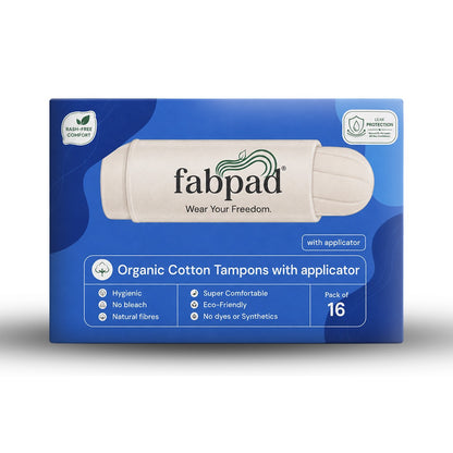 Organic Cotton Applicator Tampons