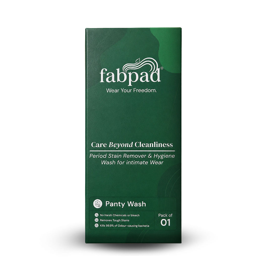Fabpad Liquid Detergent – Remove Period/Urine Stains Effortlessly, Gentle & Eco-Friendly Wash for Reusable Period Panties & Cloth Pads, 500 ML