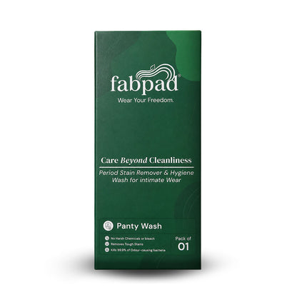 Fabpad Liquid Detergent – Remove Period/Urine Stains Effortlessly, Gentle & Eco-Friendly Wash for Reusable Period Panties & Cloth Pads, 500 ML