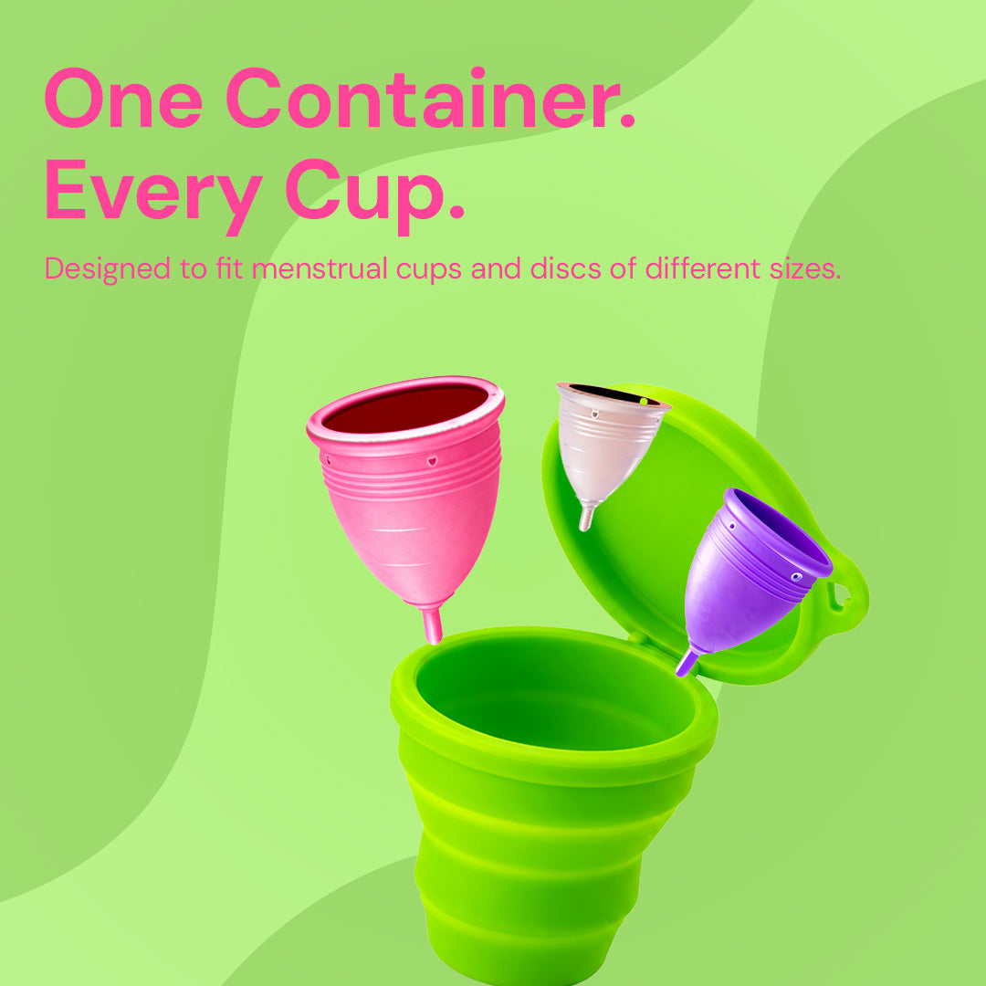 Fabpad Foldable Sterilizing Container for Menstrual Cups