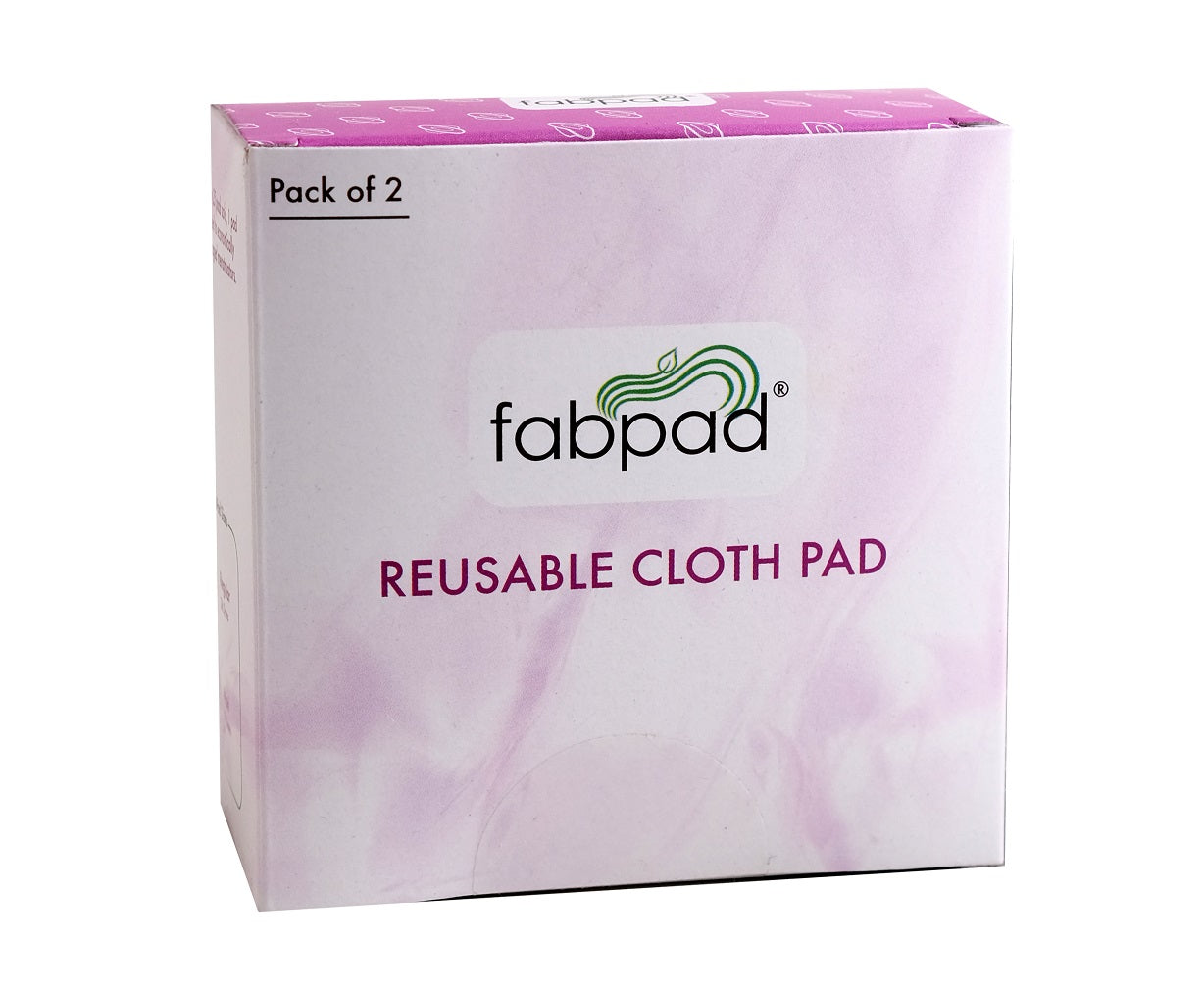 FabPad Reusable Washable Sanitary Cloth Pads Napkins (Pack of 2, Asst Colors)
