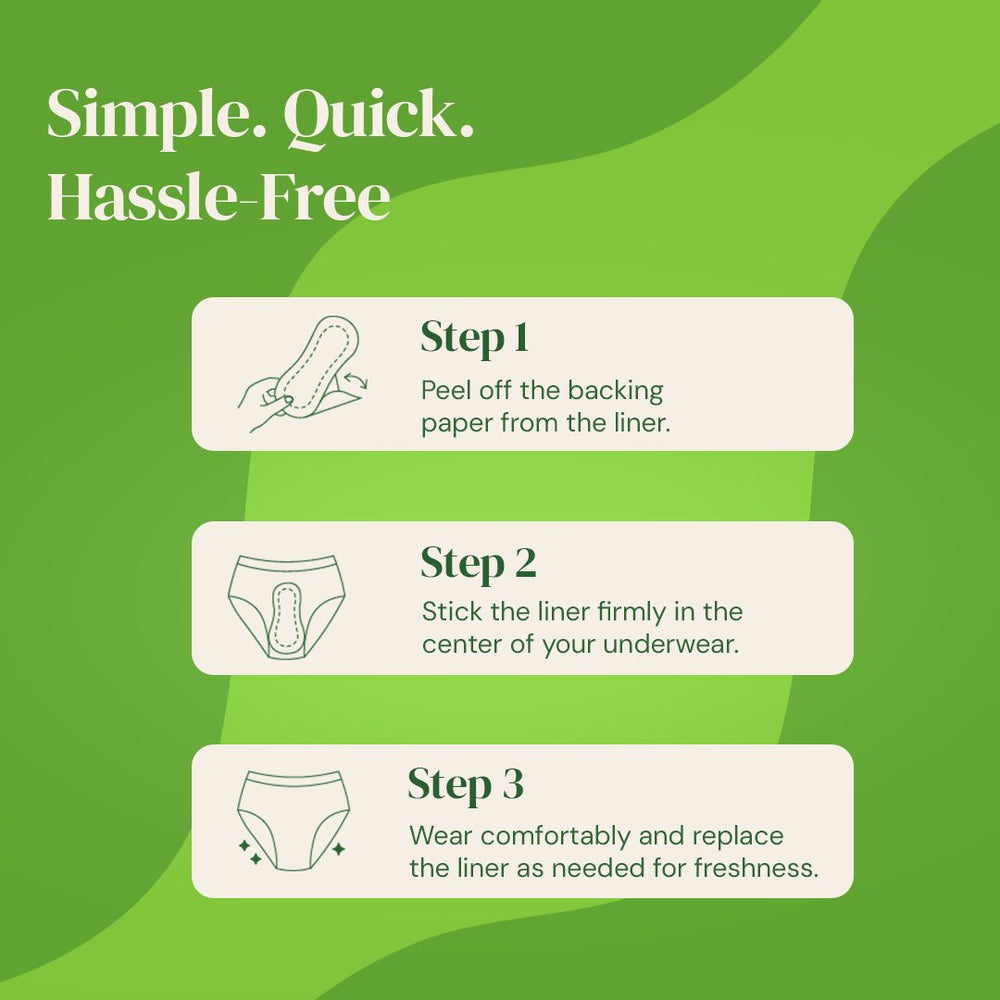 Fabpad Pantyliners Organic Cotton Biodegradable Disposable Pack of 40