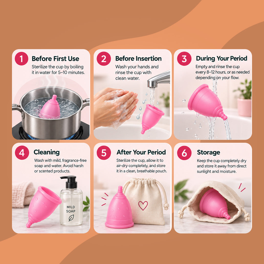 Fabpad Reusable Menstrual Cup