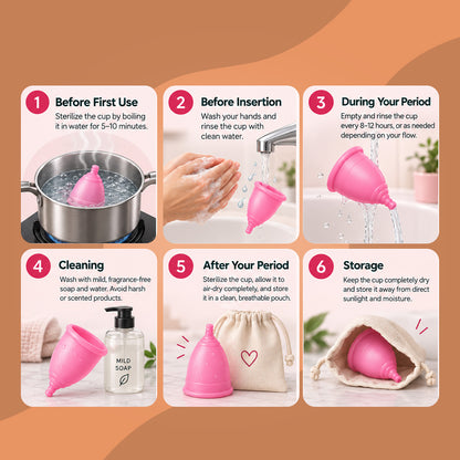 Fabpad Reusable Menstrual Cup