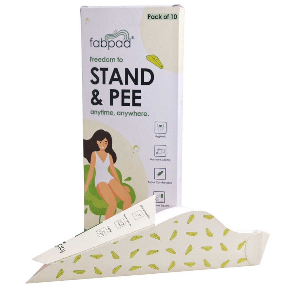 Fabpad stand and pee funnels for women – image 1