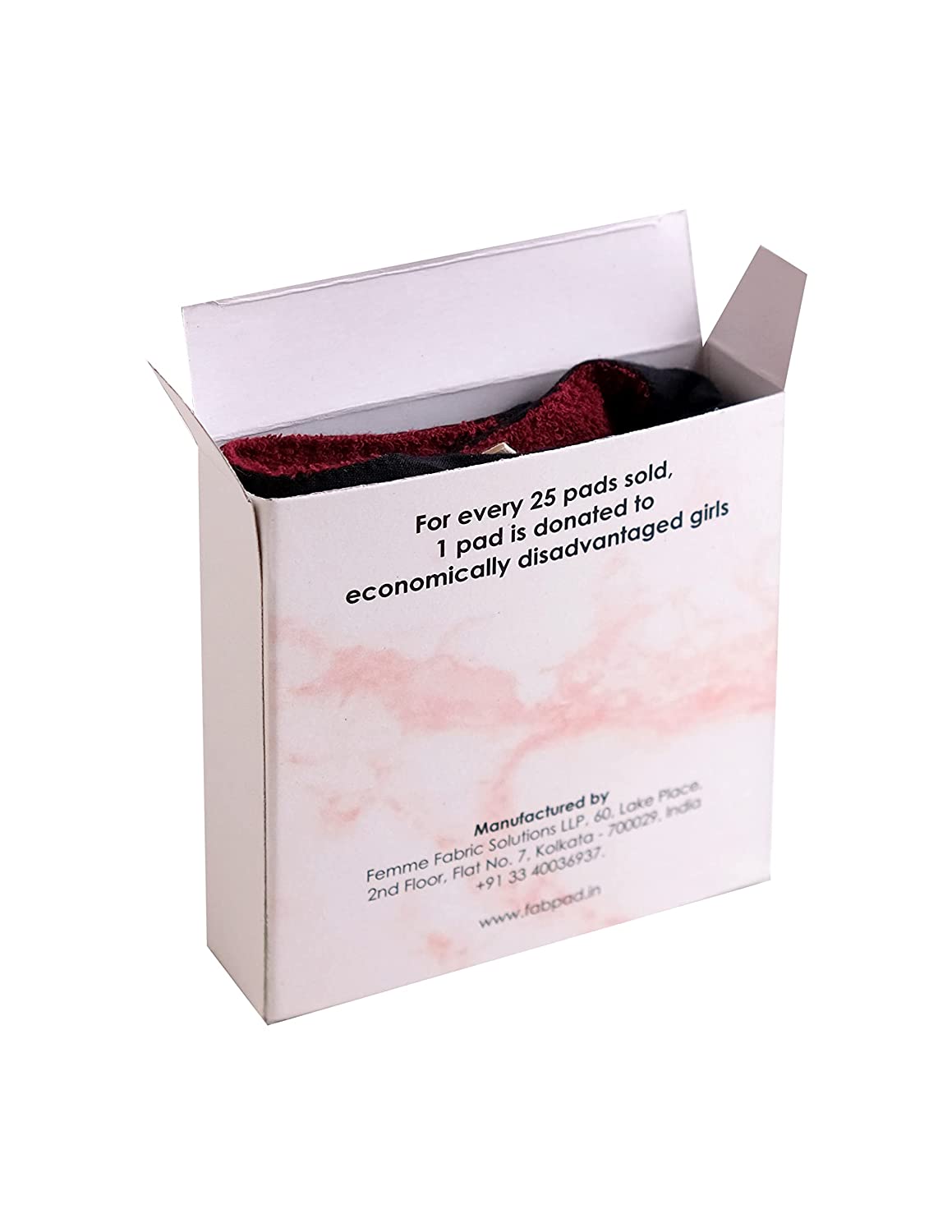 FabPad Reusable Washable Sanitary Cloth Pads Napkins Eco-Friendly Menstrual  Hygiene Solutions (Pack of 1) (Non Dye, Regular - 26.5 CM)