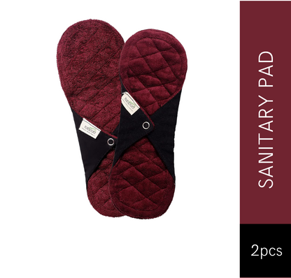 Reusable Cloth Pads - Pack of 2 - Maroon